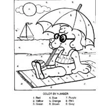 Dessin à colorier: Coloriage par numéros (Coloriage numéroté) #125532 - Coloriages à Imprimer Gratuits