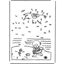 Dessin à colorier: Coloriage point à point (Coloriage numéroté) #125871 - Coloriages à Imprimer Gratuits