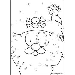 Dessin à colorier: Coloriage point à point (Coloriage numéroté) #125875 - Coloriages à Imprimer Gratuits