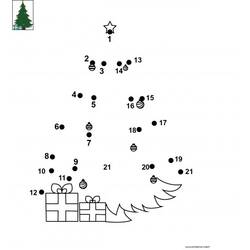 Dessin à colorier: Coloriage point à point (Coloriage numéroté) #125885 - Coloriages à Imprimer Gratuits