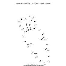 Dessin à colorier: Coloriage point à point (Coloriage numéroté) #125890 - Coloriages à Imprimer Gratuits