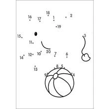 Dessin à colorier: Coloriage point à point (Coloriage numéroté) #125910 - Coloriages à Imprimer Gratuits