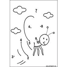 Dessin à colorier: Coloriage point à point (Coloriage numéroté) #125919 - Coloriages à Imprimer Gratuits