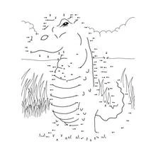 Dessin à colorier: Coloriage point à point (Coloriage numéroté) #125920 - Coloriages à Imprimer Gratuits