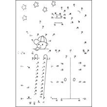 Dessin à colorier: Coloriage point à point (Coloriage numéroté) #125929 - Coloriages à Imprimer Gratuits