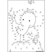 Dessin à colorier: Coloriage point à point (Coloriage numéroté) #125950 - Coloriages à Imprimer Gratuits