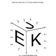 Dessin à colorier: Coloriage point à point (Coloriage numéroté) #125980 - Coloriages à Imprimer Gratuits