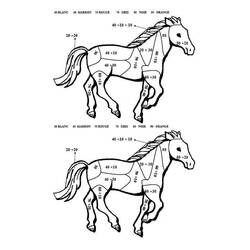 Dessin à colorier: Magique Addition (Coloriage numéroté) #182653 - Coloriages à Imprimer Gratuits