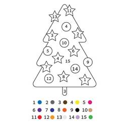 Dessin à colorier: Magique CE1 (Coloriage numéroté) #178335 - Coloriages à Imprimer Gratuits