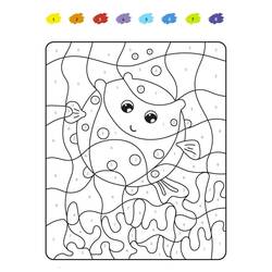 Dessin à colorier: Magique CE1 (Coloriage numéroté) #178347 - Coloriages à Imprimer Gratuits