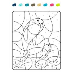 Dessin à colorier: Magique CE1 (Coloriage numéroté) #178348 - Coloriages à Imprimer Gratuits