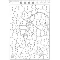 Dessin à colorier: Magique CE1 (Coloriage numéroté) #178351 - Coloriages à Imprimer Gratuits