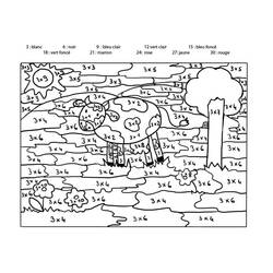 Dessin à colorier: Magique CE1 (Coloriage numéroté) #178359 - Coloriages à Imprimer Gratuits