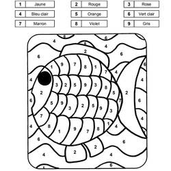 Dessin à colorier: Magique CP (Coloriage numéroté) #178232 - Coloriages à Imprimer Gratuits
