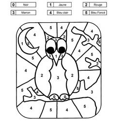 Dessin à colorier: Magique CP (Coloriage numéroté) #178235 - Coloriages à Imprimer Gratuits