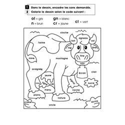 Dessin à colorier: Magique CP (Coloriage numéroté) #178285 - Coloriages à Imprimer Gratuits