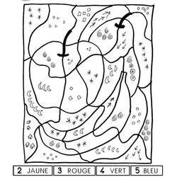 Dessin à colorier: Magique CP (Coloriage numéroté) #178287 - Coloriages à Imprimer Gratuits