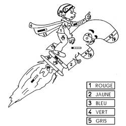 Dessin à colorier: Magique CP (Coloriage numéroté) #178289 - Coloriages à Imprimer Gratuits