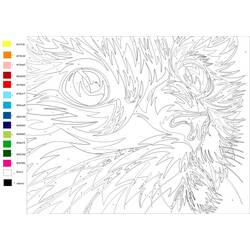Dessin à colorier: Magique Difficile (Coloriage numéroté) #216669 - Coloriages à Imprimer Gratuits