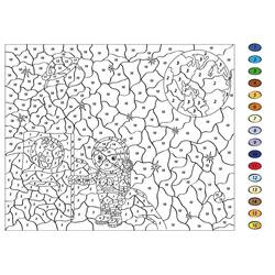 Dessin à colorier: Magique Difficile (Coloriage numéroté) #216671 - Coloriages à Imprimer Gratuits