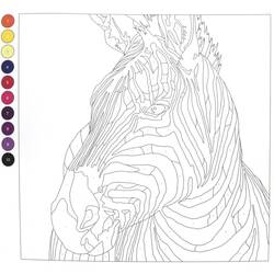 Dessin à colorier: Magique Difficile (Coloriage numéroté) #216677 - Coloriages à Imprimer Gratuits