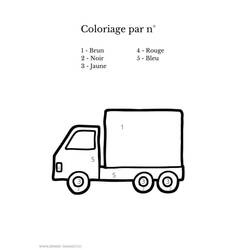 Dessin à colorier: Magique Facile (Coloriage numéroté) #216683 - Coloriages à Imprimer Gratuits