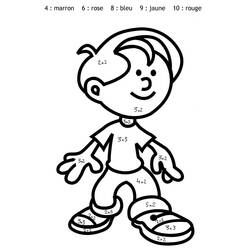 Dessin à colorier: Magique Facile (Coloriage numéroté) #216685 - Coloriages à Imprimer Gratuits