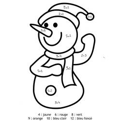 Dessin à colorier: Magique Facile (Coloriage numéroté) #216689 - Coloriages à Imprimer Gratuits