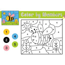 Dessin à colorier: Magique Facile (Coloriage numéroté) #216693 - Coloriages à Imprimer Gratuits
