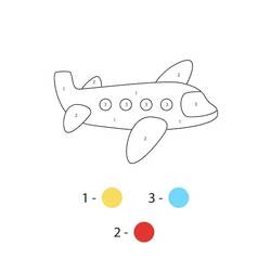 Dessin à colorier: Magique Facile (Coloriage numéroté) #216696 - Coloriages à Imprimer Gratuits