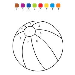 Dessin à colorier: Magique Facile (Coloriage numéroté) #216702 - Coloriages à Imprimer Gratuits