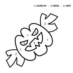 Dessin à colorier: Magique Facile (Coloriage numéroté) #216703 - Coloriages à Imprimer Gratuits