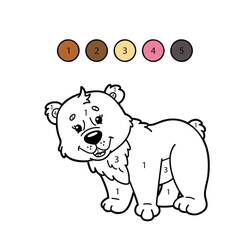 Dessin à colorier: Magique Facile (Coloriage numéroté) #216706 - Coloriages à Imprimer Gratuits