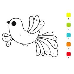 Dessin à colorier: Magique Facile (Coloriage numéroté) #216707 - Coloriages à Imprimer Gratuits