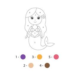 Dessin à colorier: Magique Facile (Coloriage numéroté) #216708 - Coloriages à Imprimer Gratuits