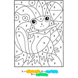 Dessin à colorier: Magique Facile (Coloriage numéroté) #216711 - Coloriages à Imprimer Gratuits