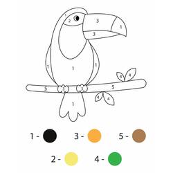 Dessin à colorier: Magique Facile (Coloriage numéroté) #216715 - Coloriages à Imprimer Gratuits