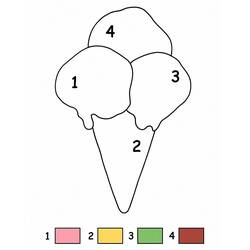 Dessin à colorier: Magique Facile (Coloriage numéroté) #216717 - Coloriages à Imprimer Gratuits