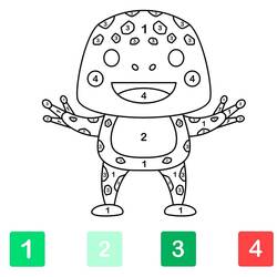 Dessin à colorier: Magique GS (Coloriage numéroté) #201530 - Coloriages à Imprimer Gratuits