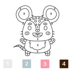 Dessin à colorier: Magique GS (Coloriage numéroté) #201531 - Coloriages à Imprimer Gratuits