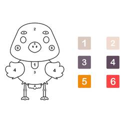 Dessin à colorier: Magique GS (Coloriage numéroté) #201534 - Coloriages à Imprimer Gratuits