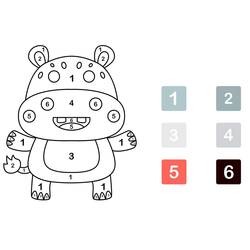 Dessin à colorier: Magique GS (Coloriage numéroté) #201535 - Coloriages à Imprimer Gratuits