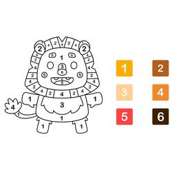 Dessin à colorier: Magique GS (Coloriage numéroté) #201538 - Coloriages à Imprimer Gratuits