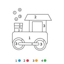 Dessin à colorier: Magique GS (Coloriage numéroté) #201544 - Coloriages à Imprimer Gratuits