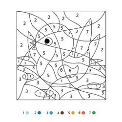 Dessin à colorier: Magique GS (Coloriage numéroté) #201546 - Coloriages à Imprimer Gratuits