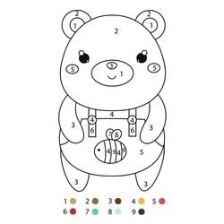 Dessin à colorier: Magique GS (Coloriage numéroté) #201547 - Coloriages à Imprimer Gratuits