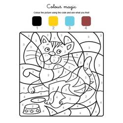 Dessin à colorier: Magique GS (Coloriage numéroté) #201549 - Coloriages à Imprimer Gratuits