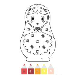 Dessin à colorier: Magique GS (Coloriage numéroté) #201551 - Coloriages à Imprimer Gratuits