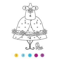 Dessin à colorier: Magique GS (Coloriage numéroté) #201552 - Coloriages à Imprimer Gratuits