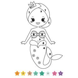 Dessin à colorier: Magique GS (Coloriage numéroté) #201553 - Coloriages à Imprimer Gratuits